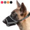 HEELE Maulkorb Für Hunde, Verstellbare Schlaufe, Atmungsaktiv, Sicherer, Schneller Sitz Für Kleine, Mittelgroße Hunde, Verhindert Das Beißen, Kauen Und Bellen (XL, Grau)