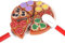 Wooden Simulation Pizza Play Toy Food Cutting Set Kids Role Play Funny Kitchen