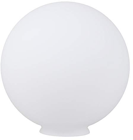 Lampenglas Weiß matt Kugelglas Ø 300mm Ersatzglas Leuchtenglas Opalglas Kugel E27 Kragenrand