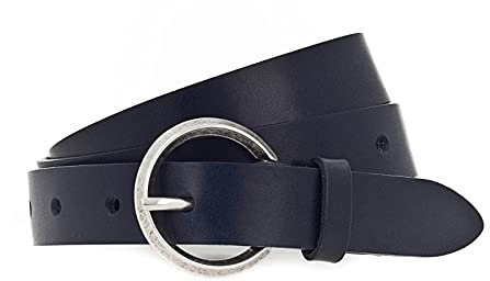 Vanzetti 25mm Leather Belt W100 Marine