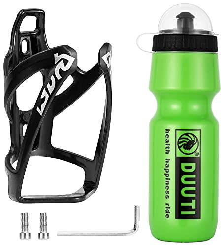 Flaschenhalter Fahrrad Trinkflaschenhalter und 700ml Premium BPA Freie Sportflasche, Fahrrad Trinkflaschen Set Leichter Fahrrad Flaschenhalter für Rennrad, Mountainbike. Unverzichtbar zum Reiten