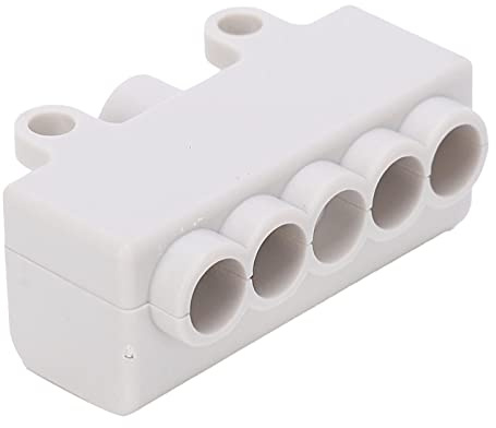 Splitter Principale Ad Alta materiali ausiliari elettrici morsetti Potenza da 4 Pezzi 400 V 60 A Connettore Terminale a Vite Bianco Connettori Riutilizzabili Universali per Cavi a T per Cablaggi