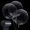 24 Pièces Ballon Transparent, 50cm Ballons Bobo Géant Ballon Transparent a Remplir,Big Balloons Transparent Rond,Réutilisables Ballon d'hélium pour Fete Mariage,Baby Shower,Anniversaire Decoration