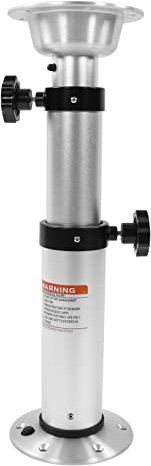 Verstellbarer Tischsockel Standfuß, 430-745 Mm Teleskop-Aluminiumlegierung Marine Caravan Wohnmobil Tischsockel Tischbein, Abnehmbares Tischbein für Wohnmobil, Yacht, Wohnmobil, Marine, Boot