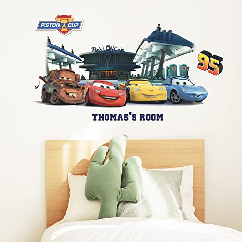 Disney Sticker Géant repositionnable Cars avec Alphabet
