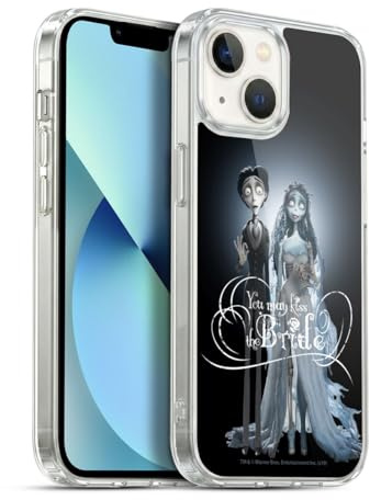 Head Case Designs Officially Licensed Corpse Bride Victor And Emily Key Art Gel Case [Military Grade Protection] Compatible With Apple iPhone 13