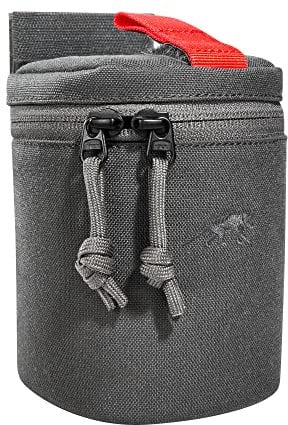 Tasmanian Tiger TT Modular Lens Bag VL Insert S Gepolsterte Kamera Objektiv-Tasche mit Klett-Rückseite Objektiv-Hülle, Innenmaße 11 x Ø 8 cm (Titan Grey)