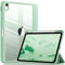 Wenlaty Compatible with iPad Air 11 Inch Case (M3/M2) 2025/2024 New, for iPad Air 7th/6th/5th/4th Generation Case 11/10.9 Inch with Pencil Holder, Slim Cover with Clear BackShell, Matcha Green