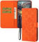 IMEIKONST Compatible with iPhone 11 Pro Flip Case, Premium Leather Retro Phone Case Notebook Wallet with Card Holder Magnetic Closure Shockproof Cover for iPhone 11 Pro 5.8. Orange XCH