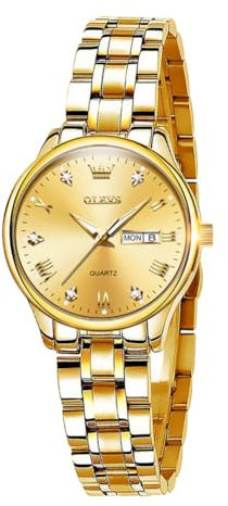 Raitown Armbanduhr Damen Wasserdicht Analog Quarz Uhr Geschäft Stylisch Lässig Damenuhr R5563L