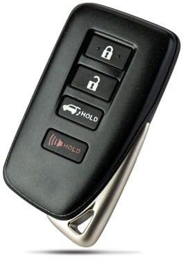 Extra-Partss Smart Car Key Fob Replacement for Lexus LX570 NX300 NX300H NX200T Proximity 4 Button Remote HYQ14FBA 281451-2110 AG Board (1)