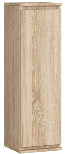 AKORD Hängeschrank W30 30 cm | mit 1 Tür | Küchenschränke | Geräumig | Für eine kleine Küche | Für eine Küchenzeile | B30 x H99 x T30 cm | Gewicht 14,95 kg | Zeitlos | Sonoma-Eiche