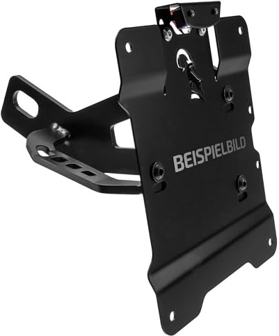 ZIEGER seitlicher Kennzeichenhalter Kennzeichenträger kompatibel mit: Honda VTX 1300 / VTX 1800