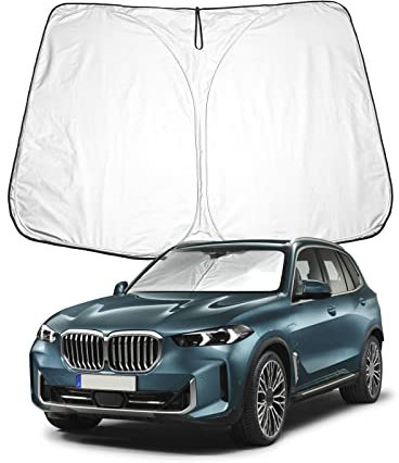 BIXUAN X6 G06 2015-2019 Parasol Compatible con BMW X5 G05 X6 G06 2019-2023 2024 X7 G07 Parabrisas para X5 F15 2014-2018 el Parabrisas del Coche Cubierta del Parabrisas Delantero Bloqueado UV Cubierta