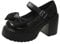 Ulalaza Women's Platform Mary Janes Shoes Sweet Toe Ankle Lolita Gothic Chunky Patent Leather Dress Pumps, 5 UK