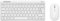 Trust Lyra Pack Clavier et Souris sans Fil Bluetooth, AZERTY Français, 84% Plastique Recyclé, Mini Clavier Rechargeable pour PC, Ordinateur Portable, Mac, Tablet, iPad, Android, iOS - Blanc