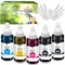Jettruemedia T664 Encre 664 Cartouche Encre pour T6641 Bouteille d' Encre Couleurs 70mL Compatible pour Imprimante ET-2650 ET-2600 ET 2650 ET 2600 ET-2500 ET-2550 ET-3600 ET-4500 ET-4550 L355 L555