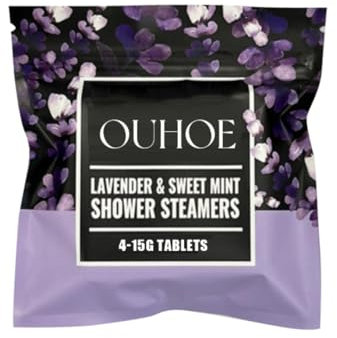 Swear Shower Steamers Gift Set, Shower Steamers, Aromatherapy SPA Kit, Shower Steamers Self Care , Birthday Gifts For Women And Mom (purple)