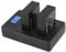 for NP-W126 NP-W126S Battery and LCD Dual Charger, 1500mAh for Fuji X-T2 T1 T3 X-A5 A3 A7 A10 X-E3 E4 E2 E1 E2S X100F X100V X-Pro2 Pro3 Pro1 X-T20 T10 T3 T100,