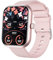 BEYCED Smartwatch Uomo Donna, 2.01 Orologio Fitness con Effettua/Risposta Chiamate, 100+ Sportive Smart Watch con Cardiofrequenzimetro/Sonno/Contapassi, Fitness Tracker per Android iOS (Rosa)