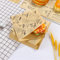 Deli Papierblätter 150 Stück Burger Papier Snack-Tüten Sandwich Papier Sandwich Tüten Käsepapier Burger Tüten Snacktasche Pommes Papier für Korb Wrap Papier für Burger Butterbrot Frites 15 x 15 cm