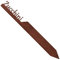 EXTRAVAGANT® Gartenstecker „Zucchini“ Gemüsestecker Gemüseschilder Gemüse Metall Stahl Rost Edelrost wetterfest für Garten Beet Pflanzenschilder Pflanzenstecker Gartenschilder Gartendeko Roststecker