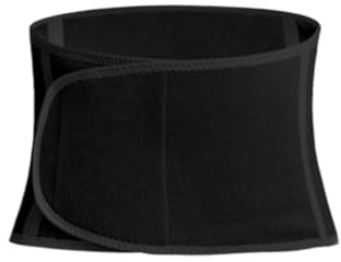 ZWQXZX RüCkenstüTzgüRtel Komfort Warmer Bauchschutz Nierengurt Taillenwärmer Taillenstützgürtel Taillenschutz(Black,XS)