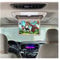 Lettore Poggiatesta Auto, Monitor ribaltabile da 12,1 pollici Lettore HD 1080P FM Lettore DVD for auto ultra sottile Ingresso video a 2 vie Monitor LCD montato sul tetto dell'auto(12.1 inch black AV)