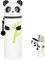 Ruayia Kawaii Federmäppchen, Weichem Silikon Federtasche, 2 in 1 Panda Niedliches Federmäppchen, Mäppchen Cartoon Bleistifthalter für Mädchen Jungen Aufbewahrung Schreibwaren (Panda)