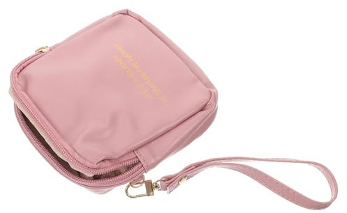 OUNONA Reise-Tasche Für Damen Kleine Aufbewahrungstasche Aus Pu Tragbare Periodentasche Mit Wasserdichtem Design Für Binden Münzen Und Karten Stilvolles Und Praktisches Geschenkidee