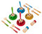 Generic Wooden Play Dishes And Plates Tea Cups Play Kitchen Accessories for Children