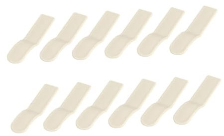 SHINEOFI 12pcs Toilet Seat Handle Lifter Easy Lid Opening Tool for Household Use Non Marking Adhesive Design Convenient Toilet Supplies Protects Hands from