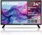 Hyundai Smart TV TFT 24 HTV2400A HD DVBT2-S2 E Negro Android 13.0 Mando con Acceso Directo a Apps Conexión Mi