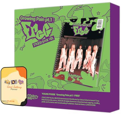 YOUNG POSSE Album - Growing Pain pt.1 : FREE Sticker Book Ver.+Pre Order Benefits+BolsVos Exclusive Idol-Inspired Giveaways Package