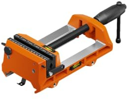 Fein Schraubstock VersaMAG VISE 160 L (Spannvielfalt: Wechselbare/bemaßte Backen, 160 mm Spannweite und 150 mm Backenbreite, Positionierung: Bauteil- und Tiefenanschlag, Ergonomischer Spindelknauf)
