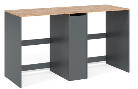 Vicco Waschmaschinenschrank Viktor, Anthrazit, 159.8 x 88.2 cm | mit 3 Fächern