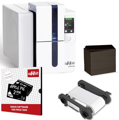 Evolis Edikio Duplex Price Tag Solution, Beidseitig, 12 Punkte/mm (300dpi), ED1H0000CD-BS003
