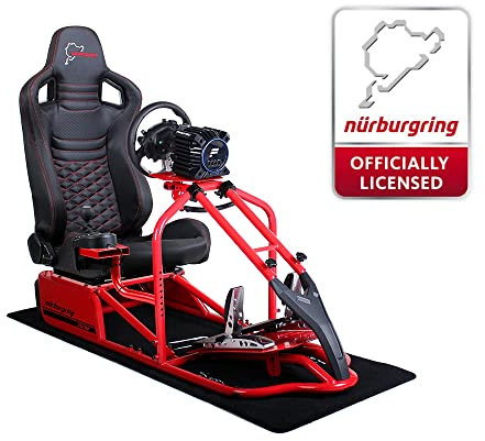 SPEEDMASTER ® Pro Rot - Carbonfaser Optik - Nürburgring Edition - Gaming Rennsitz - PS4 XBOX - simulator