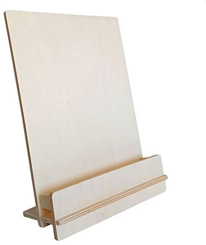 WUDI Tischprospekthalter DIN A4, Birkenholz, zerlegbar