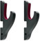Eforlife 2/Set Sword Hook Wall Mount Samurai Sword Hanger Display Holder Adjustable for Katana Wakizashi Tanto Genji Sword Weapon Rack Dagger Mount(1 Tier Padded)