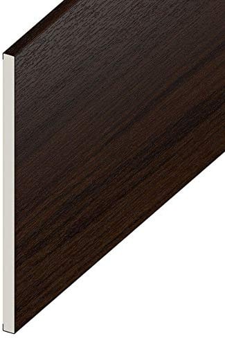 Upvc Flat Plastic Board Rosewood - 200mm Wide x 1 Metre Long
