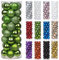 Briful 40PCS 4CM Christmas Baubles, Christmas Tree Decorations Xmas Hanging Ornaments Small Shatterproof Balls for Home Festival Gifts Christmas Decorations
