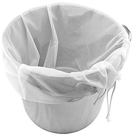 26 inches * 22 inches Drawstring Straining Bag for Straining Home Brew Bag Wine Jam Fruits Nut Milk and Yogurt ,Reusable