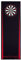 Kingpower Dartmatte Dart Teppich Turnier Matte Abwurflinie Bodenschutz Zubehör Dartpfeile Dartscheibe Dartboard 2 Größen 237cm und 290cm Verschiedene Designs, Design:Design 02 (Rot 237x80cm)