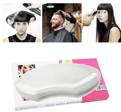 LWBTOSEE 100pcs Shower Face Shields Hair Salon Hairspray Masks Permanent Makeup Shower Face Shields Visors Disposable Face Shields Masks for Hairspray Salon Supplies Eye Shield