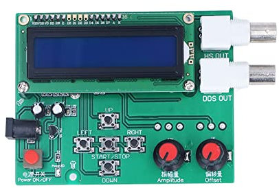 Generatore di segnale funzione DDS, kit onda sinusoidale quadra a dente di Display LCD Ripristina automaticamente 1‑65534 Hz ​​con guarnizione per uso industriale