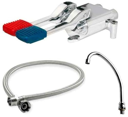 Grifo de pedal 2 aguas (KIT Completo)