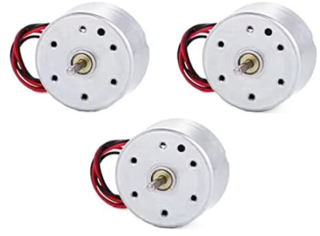 Lot de 3 mini moteurs électriques DC 5 V 6000 tr/min pour bateau télécommandé, voitures intelligentes