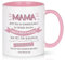 Kaffeetasse Schwangerschaft Geschenke für Mutter einzigartig Geschenkidee für Schwangere, schöner Spruch Geschenk werdende Mutter Kaffeetasse - Mama jetzt bin Ich eingekuschelt in deinem Bauch, rosa