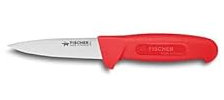 Fischer Bargoin Profinox Saigner surmoulé 11 cm manche rouge - sur carte - la pièce 3020-11